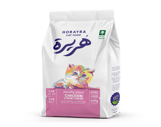 هُريرة طعام جاف للقطط الصغيرة    420 gm