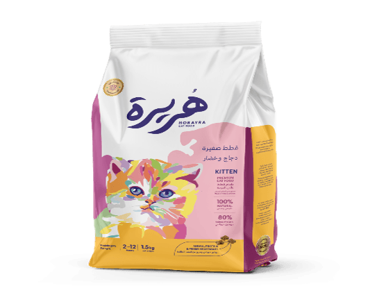 هُريرة طعام جاف للقطط الصغيرة    1.5 kg